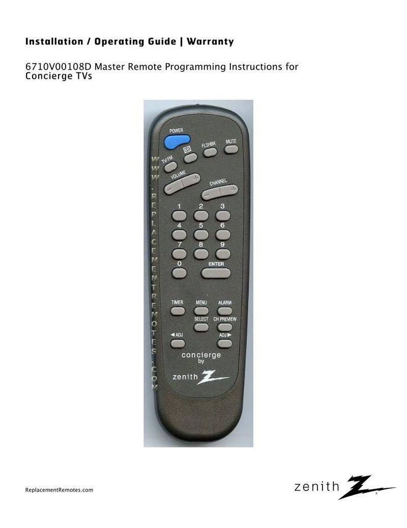 Tv remote control instructions