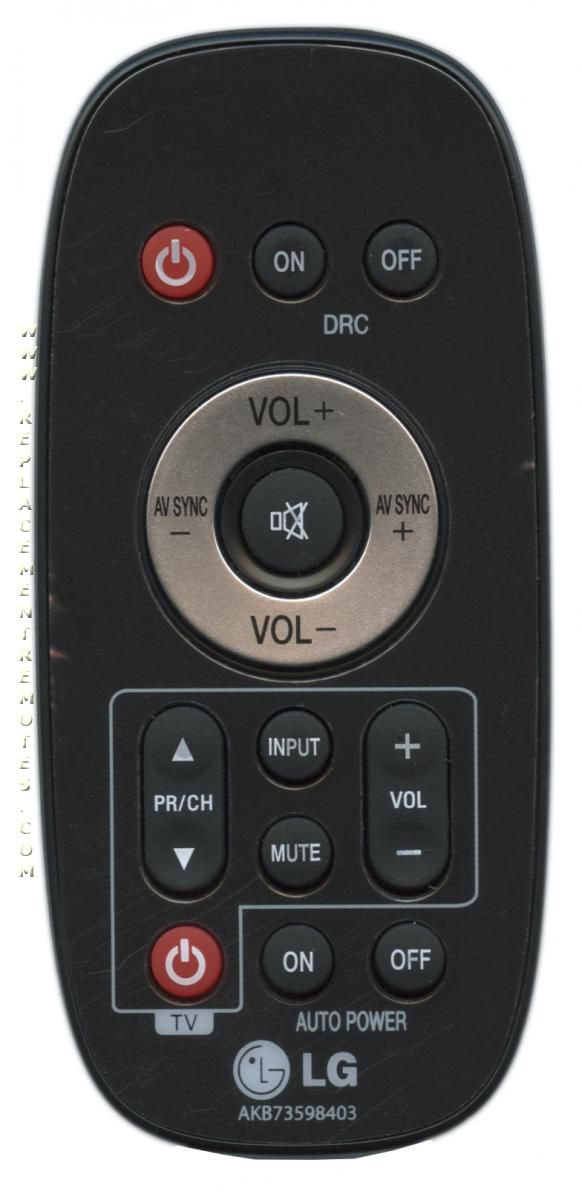 Buy LG AKB73598403 Home Theater System Home Theater Remote Control