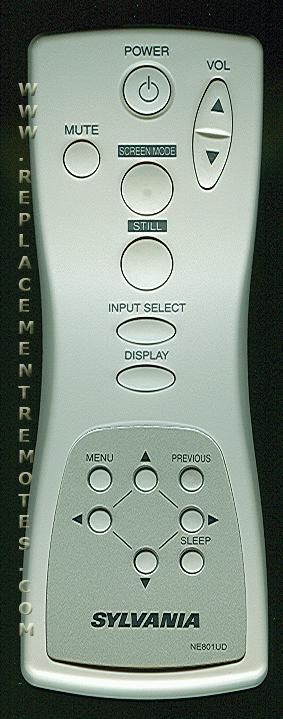 Buy Sylvania Ne Ud Tv Remote Control