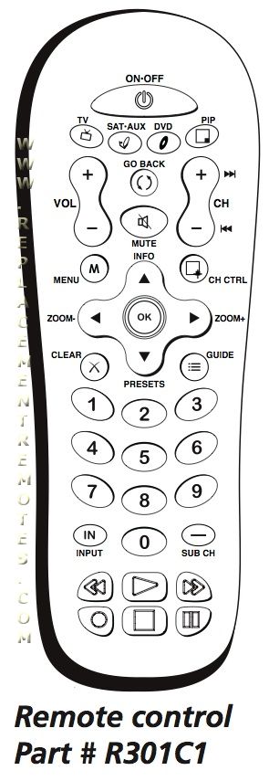 manual for r401a2 universal rca