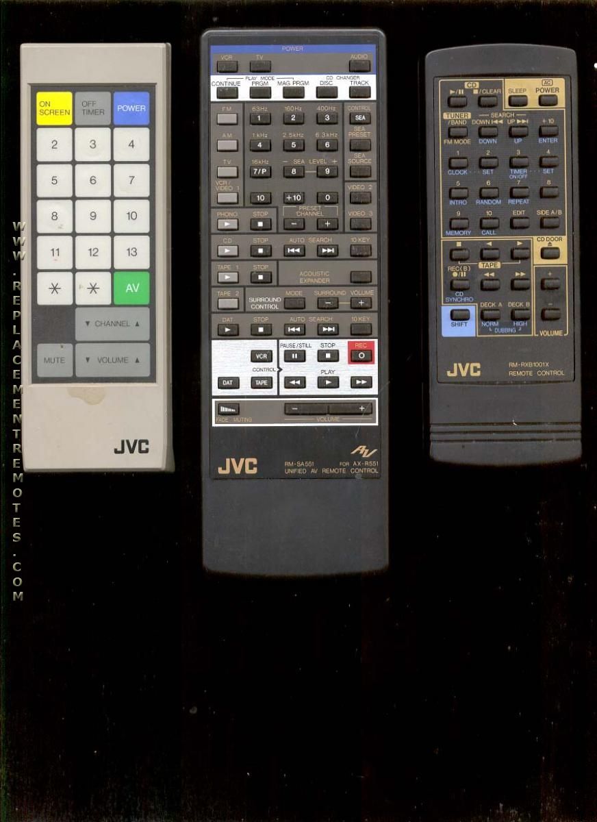 Buy JVC RM SA551 RMSA551 Audio System Audio Remote Control