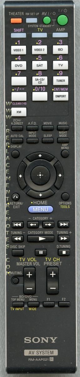 Buy Sony Rm Aap Rmaap A A Audio Video Receiver Receiver Remote