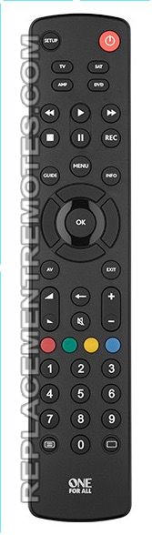 Buy ONE FOR ALL Contour 4 URC1240 4 Device Universal Remote Control