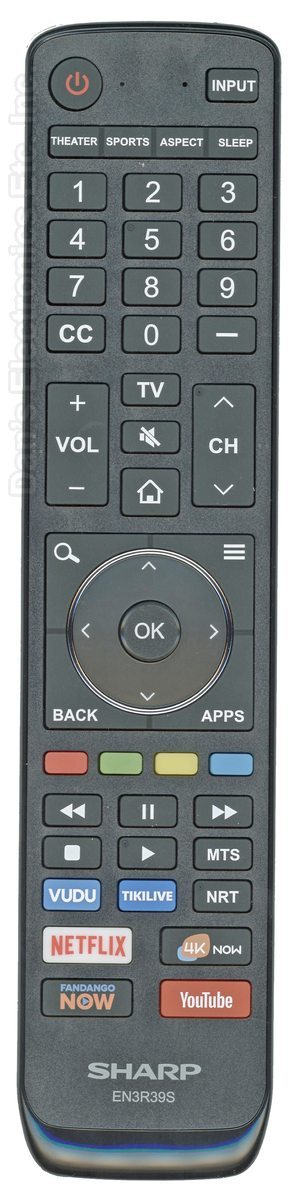 Buy Sharp EN3R39S 2018 225419 TV TV Remote Control