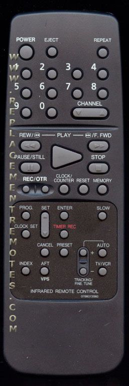 Buy Orion 0766072060 VCR VCR Remote Control