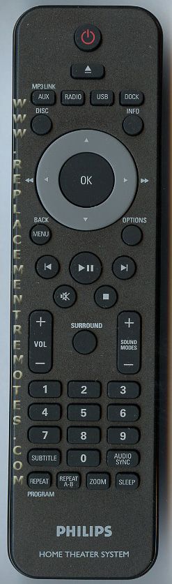 Buy PHILIPS 996510010856 242254902175 Home Theater System Remote Control   242254902175 