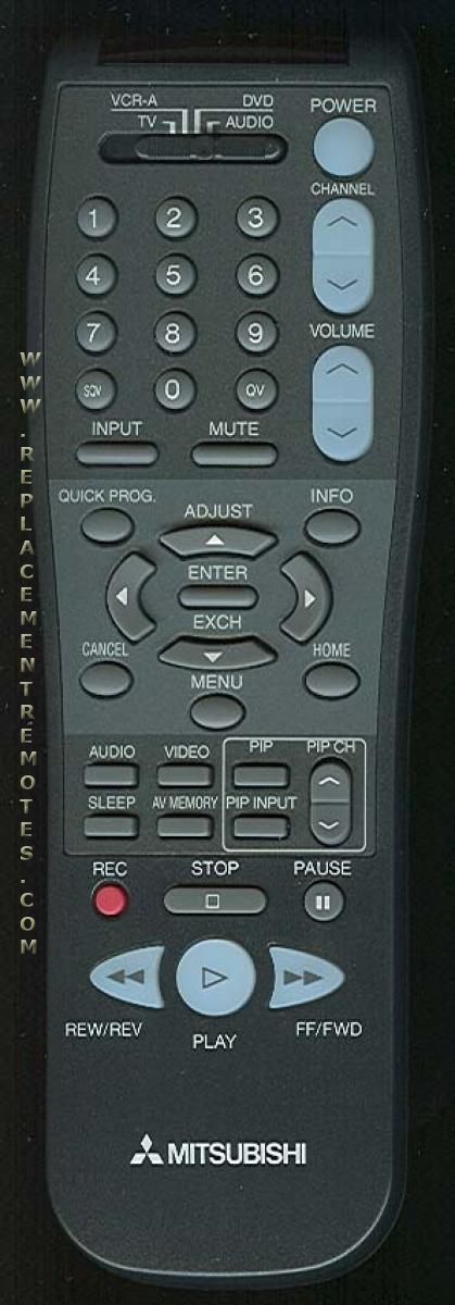 Buy MITSUBISHI 290P080C20 -290P080020 TV Remote Control