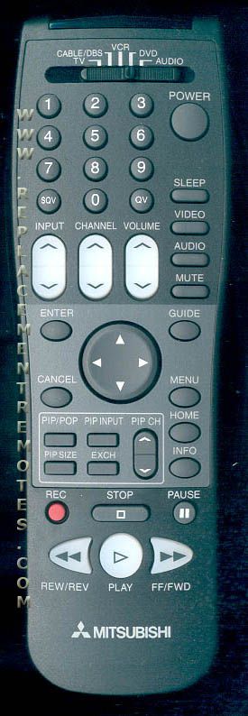 Buy Mitsubishi 290P098B10 -290P098010 TV TV Remote Control