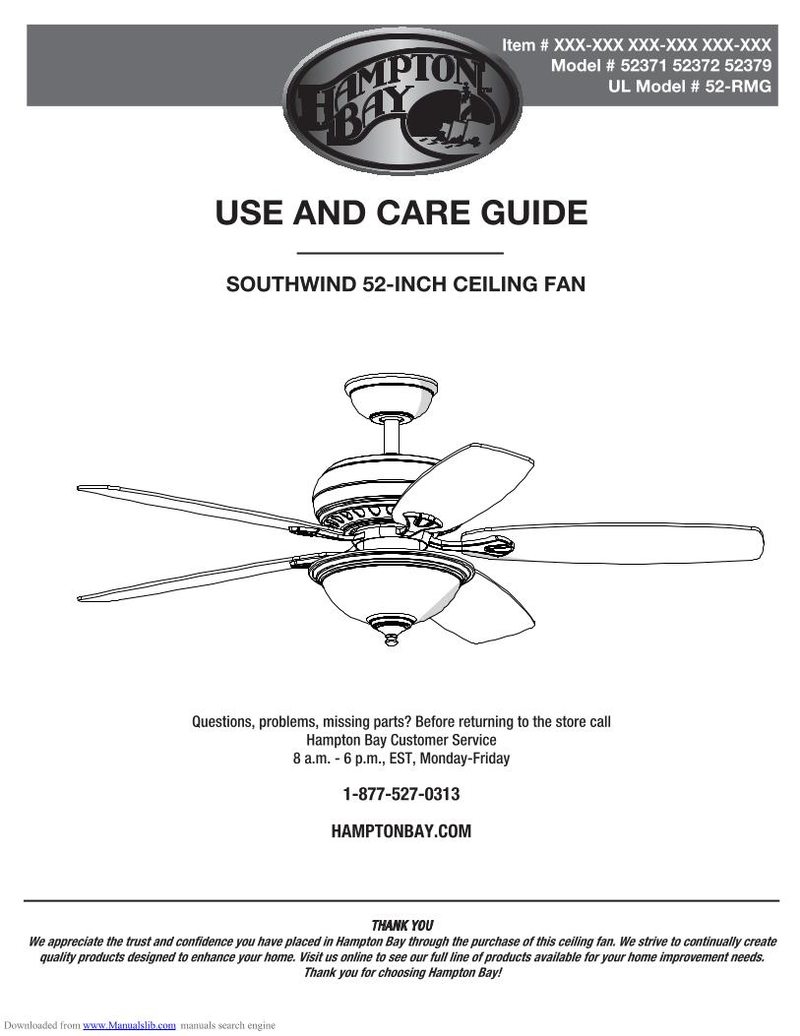 Buy Hampton-Bay 52379OM 52379 Operating Manual