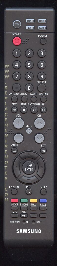 Buy SAMSUNG BP59-00107A BP5900107A TV Remote Control