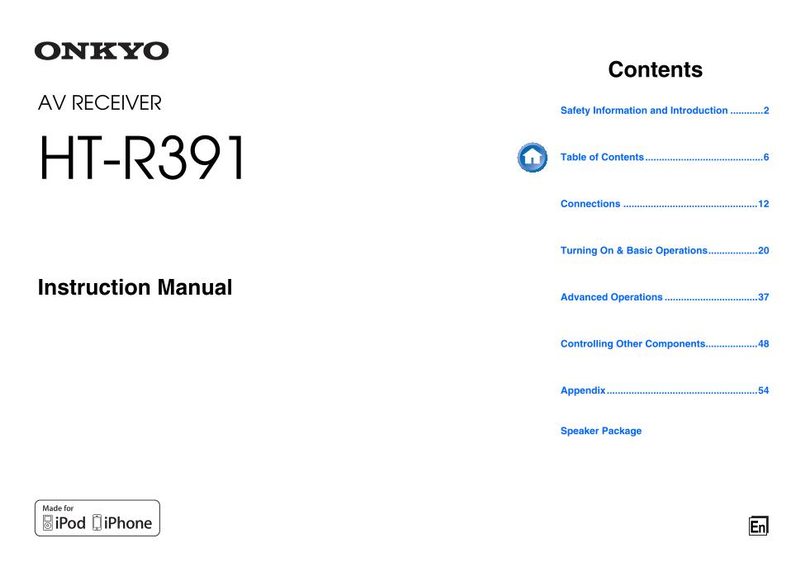 Buy ONKYO HTR391om HTR391 HTS3500 Operating Manual