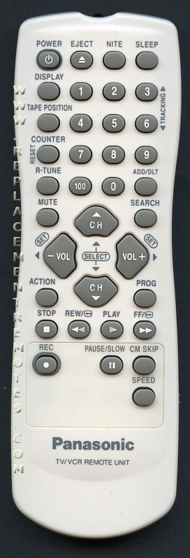 Buy Panasonic LSSQ0249 TV/VCR Combo Remote Control