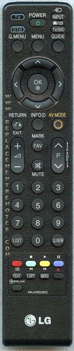 Buy LG MKJ40653802 TV Remote Control