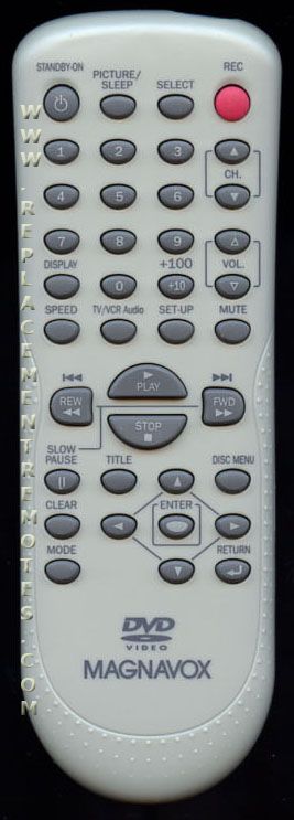 Magnavox Dvd Vcr Combo Remote