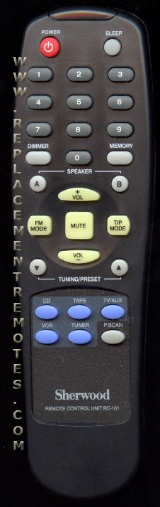 Buy Sherwood Rc-101 Rc101 Audio Video Receiver Receiver Remote Control