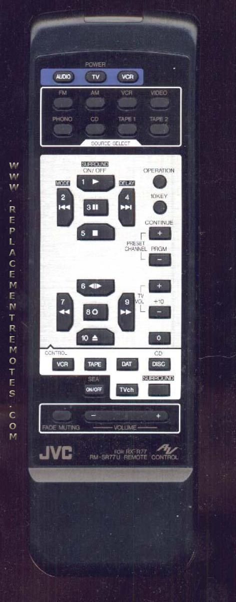 Buy Jvc Rm Sr U Rmsr U Audio System Audio Remote Control