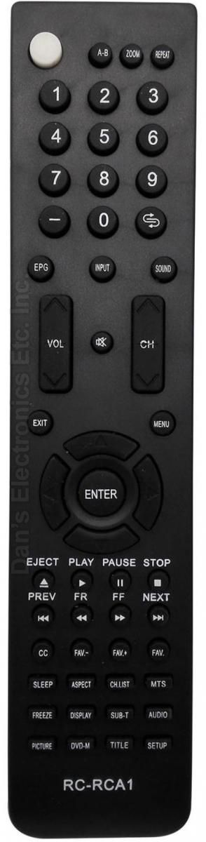 Buy Anderic Reqp80 For Rca Rcrca1 Tv Dvd Combo Remote Control