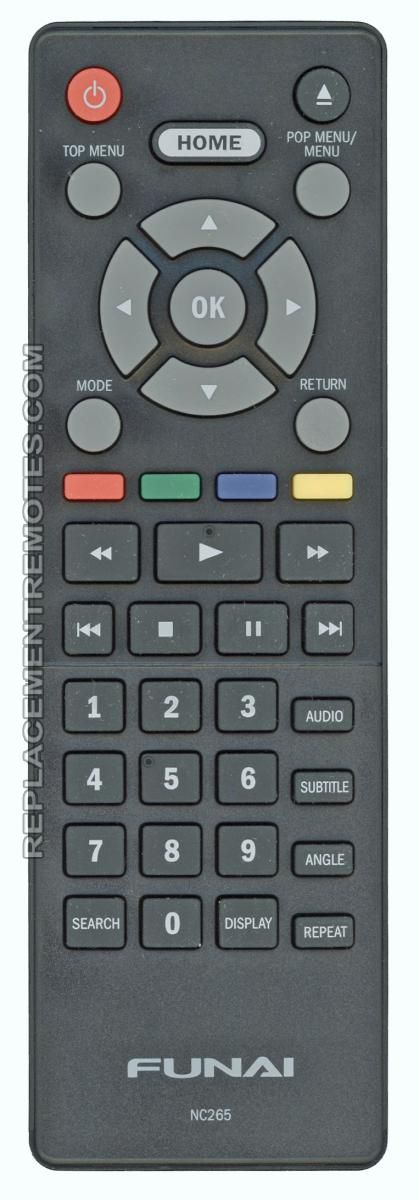 Buy FUNAI NC265 -NC265UH Blu-Ray DVD Player Remote Control