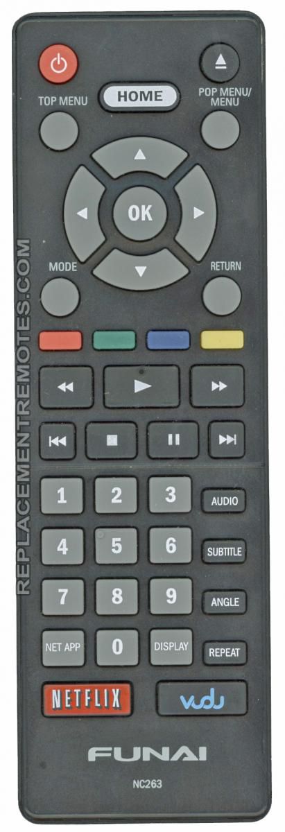 Buy Funai Nc263 Nc263uh Blu Ray Dvd Player Remote Control