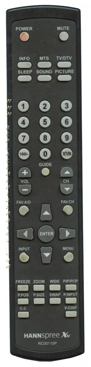 Buy HANNSPREE RC00110P RC00110P TV Remote Control