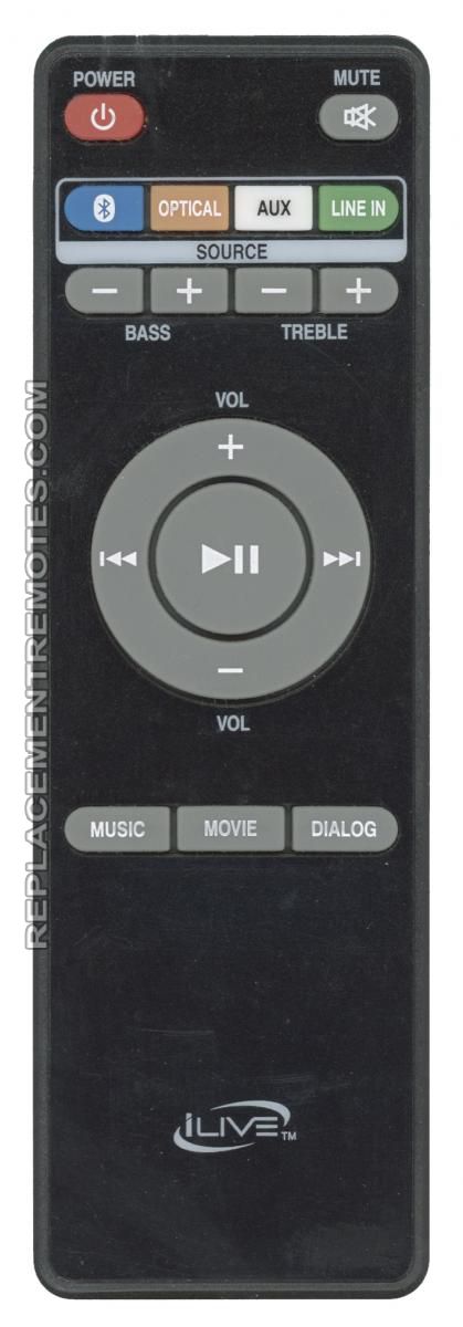 ilive speaker remote