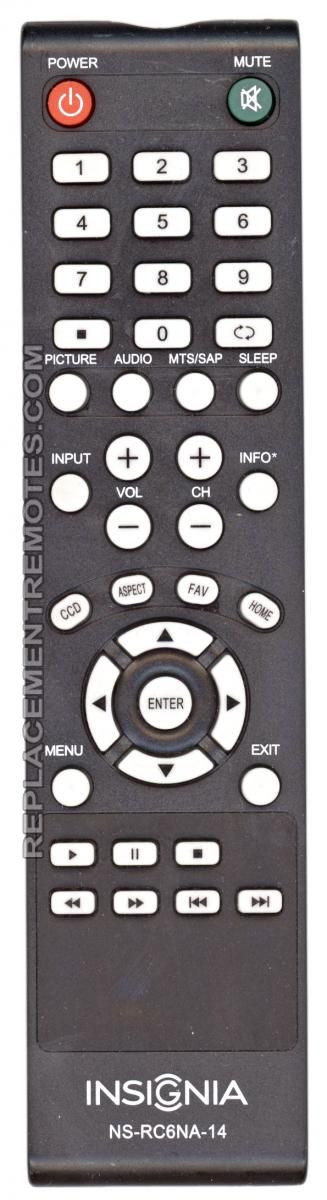 Buy Insignia Ns Rc Na Nsrc Na Tv Tv Remote Control