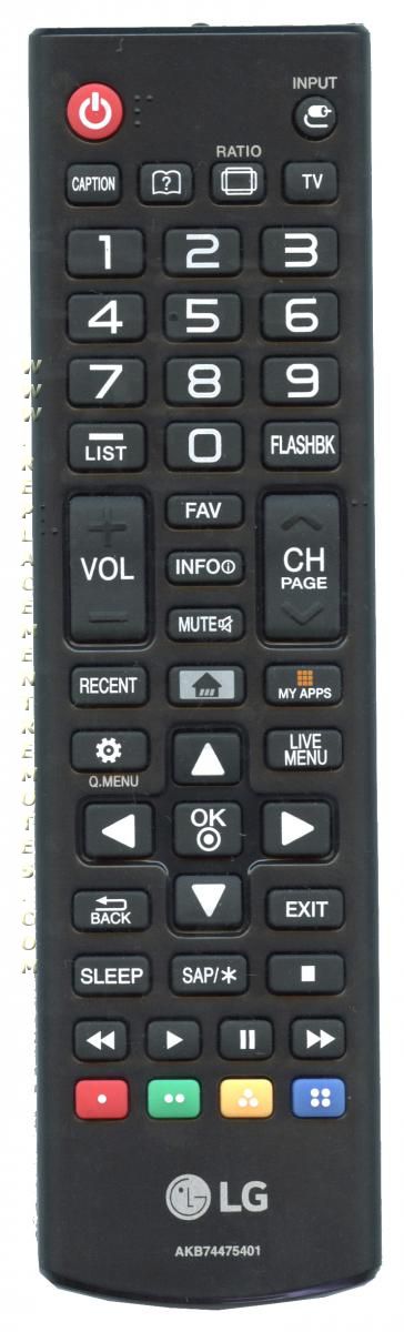 Buy LG AKB74475401 -AGF76631042 TV Remote Control