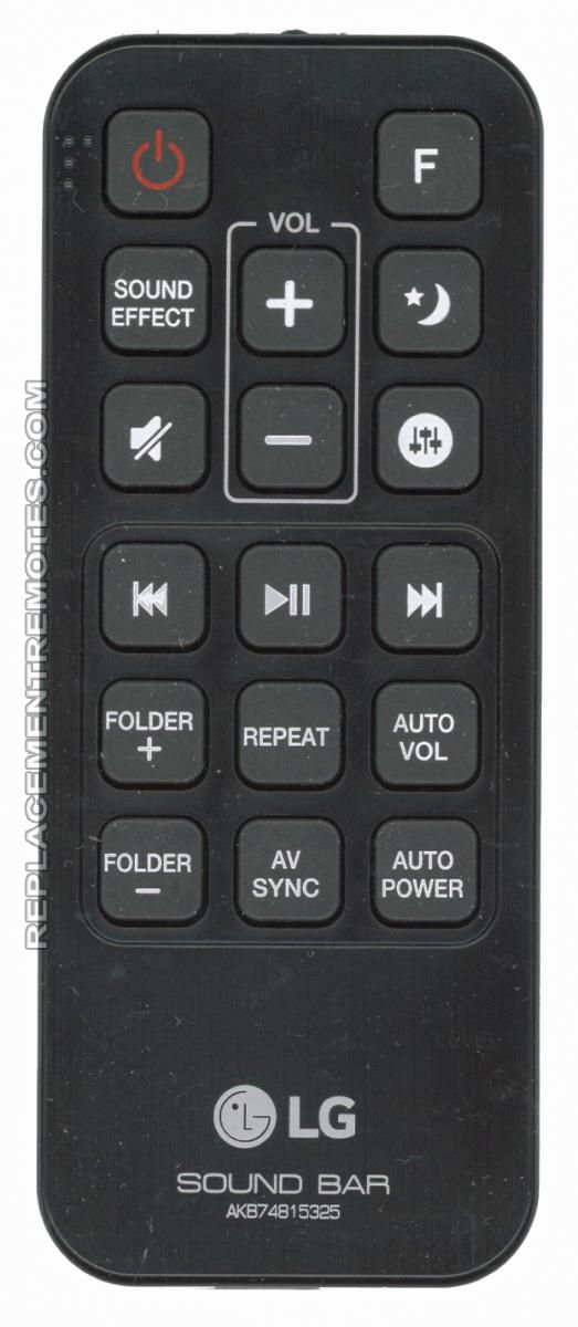 lg sound bar remote buttons