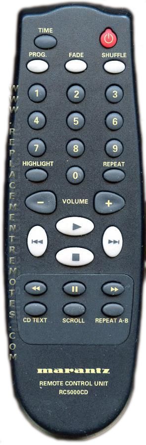 Buy MARANTZ RC5000CD -QT22882600 CD Player Remote Control