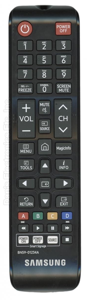 Buy SAMSUNG BN59-01234A BN5901234A Monitor Monitor Remote Control