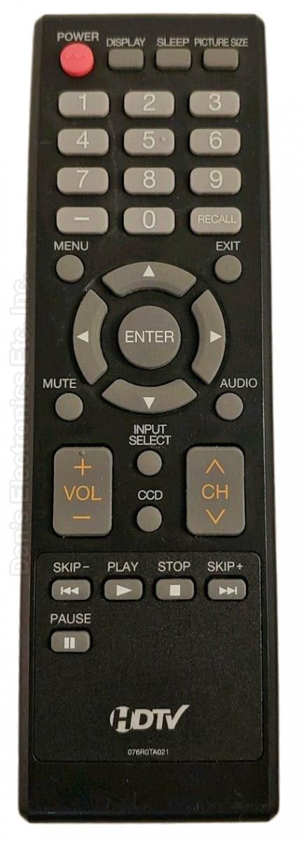 sansui tv remote