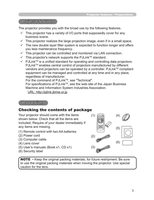 Hitachi CPX2010 Projector Operating Manual