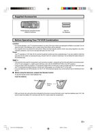 Sharp 13VTCR10 13VTL150 Consumer Electronics Operating Manual