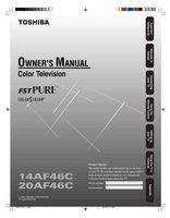 Toshiba 20AF46 TV Operating Manual