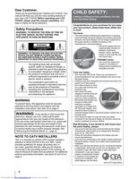 Toshiba 26CV100U TV/DVD Combo Operating Manual