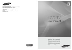 Samsung LA22A350C1 TV Operating Manual