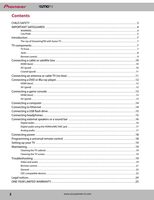 Pioneer PN5075124U Operating Manual