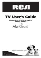 RCA 20F670T 20F670TECU 24F670TNCU TV Operating Manual