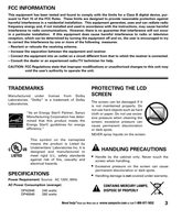 Sanyo DP42848 DP46848 TV Operating Manual