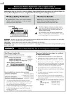 Magnavox 26MD301B/F7 TV/DVD Combo Operating Manual