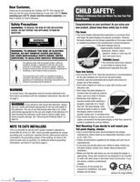 Toshiba 26AV52U TV Operating Manual