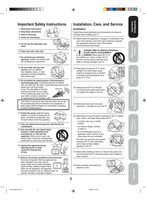 Toshiba 27A32 TV Operating Manual