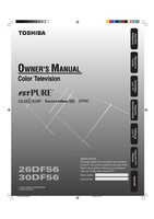 Toshiba 26DF56 30DF56 TV Operating Manual