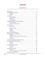 Toshiba 32L310U18OM TV Operating Manual