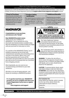 Magnavox 37MD350B/F7 TV/DVD Combo Operating Manual