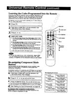 Panasonic 3401B02 Manual With Codes DVD Recorder (DVDR) Operating Manual