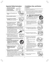 Toshiba 36AX61 TV Operating Manual