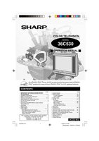 Sharp 27C530 32C530 36C530 Consumer Electronics Operating Manual