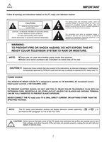 Hitachi 36SDX88B TV Operating Manual