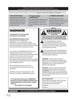 Magnavox 32MD350B 32MD350B/F7 37MD350B TV/DVD Combo Operating Manual